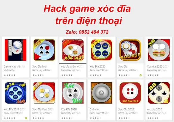 game xóc đĩa - Xóc đĩa trên di động